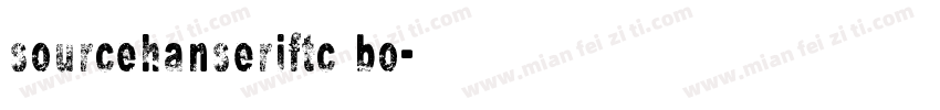sourcehanseriftc bo字体转换